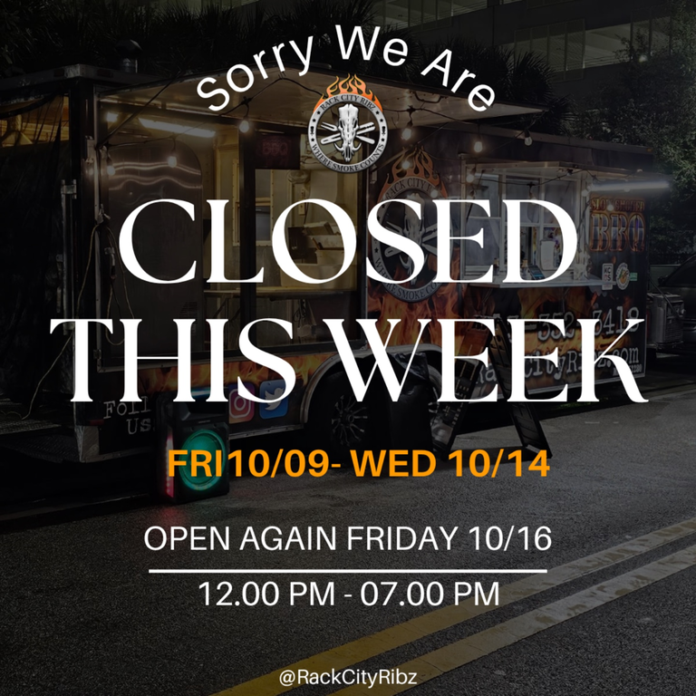 Closed This Week
